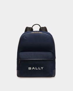 Bar Backpack in Canvas And Leather