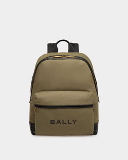 Bar Backpack in Canvas And Leather