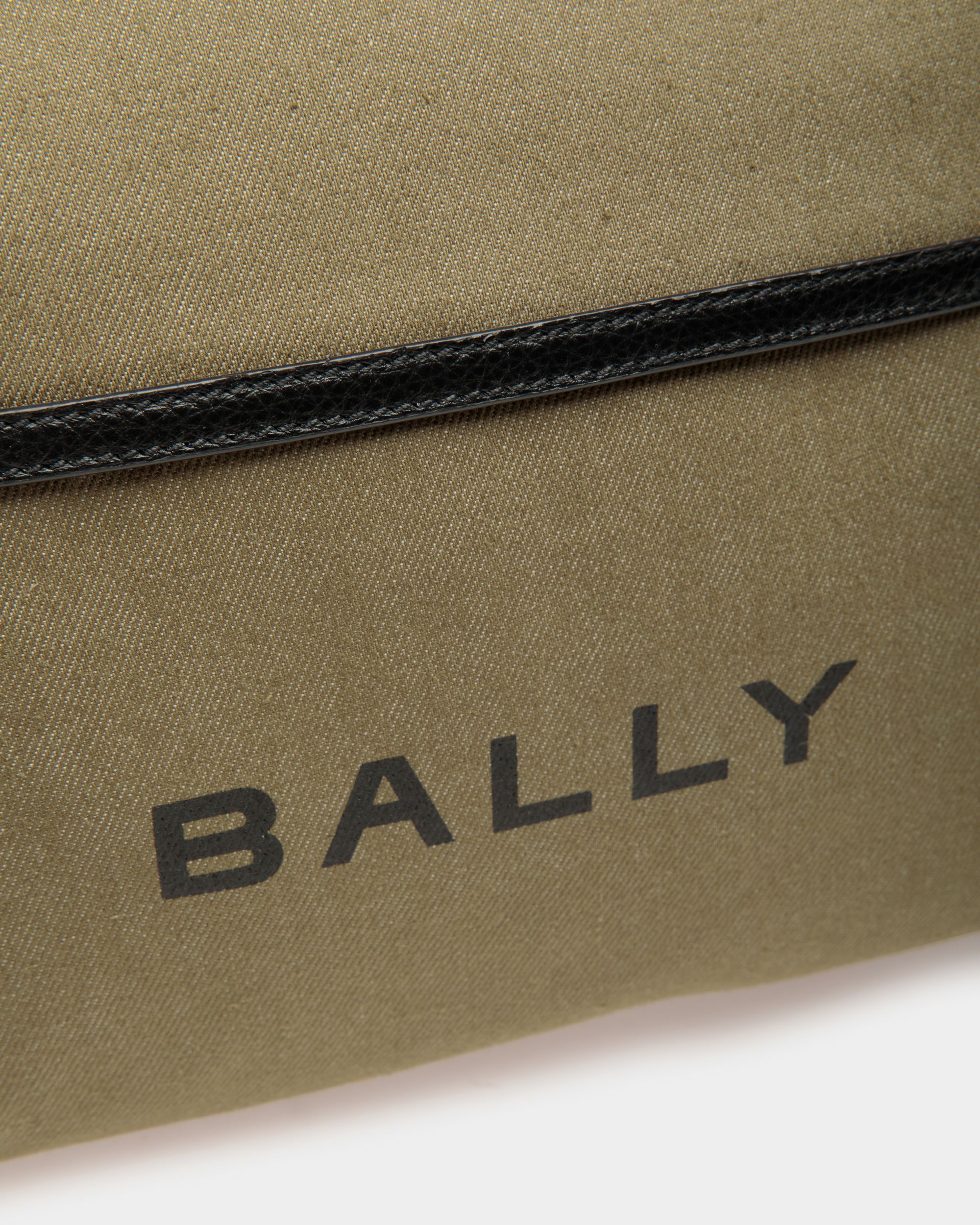 Bally Global - Bar Backpack in Canvas And Leather - Green