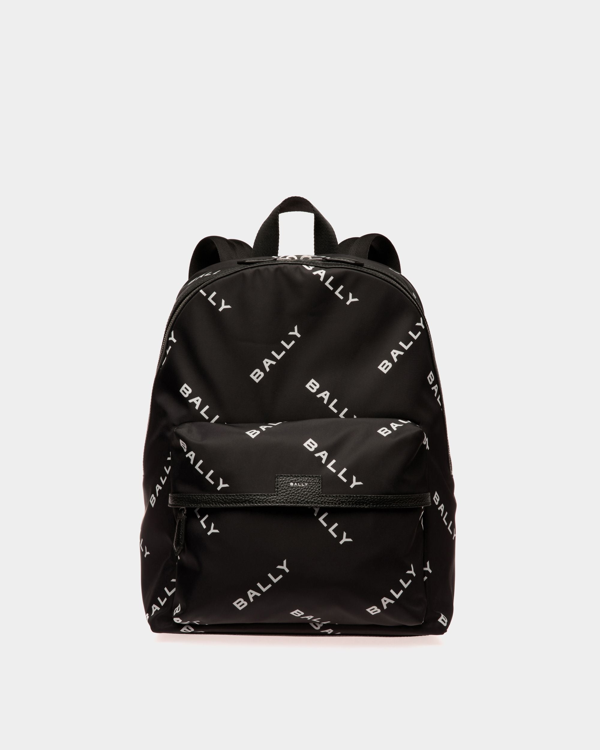 Bally Global - Code Backpack In Black Nylon - Black