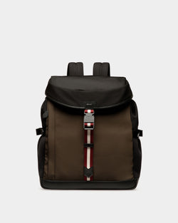 Code Backpack In Military Green And Black Nylon