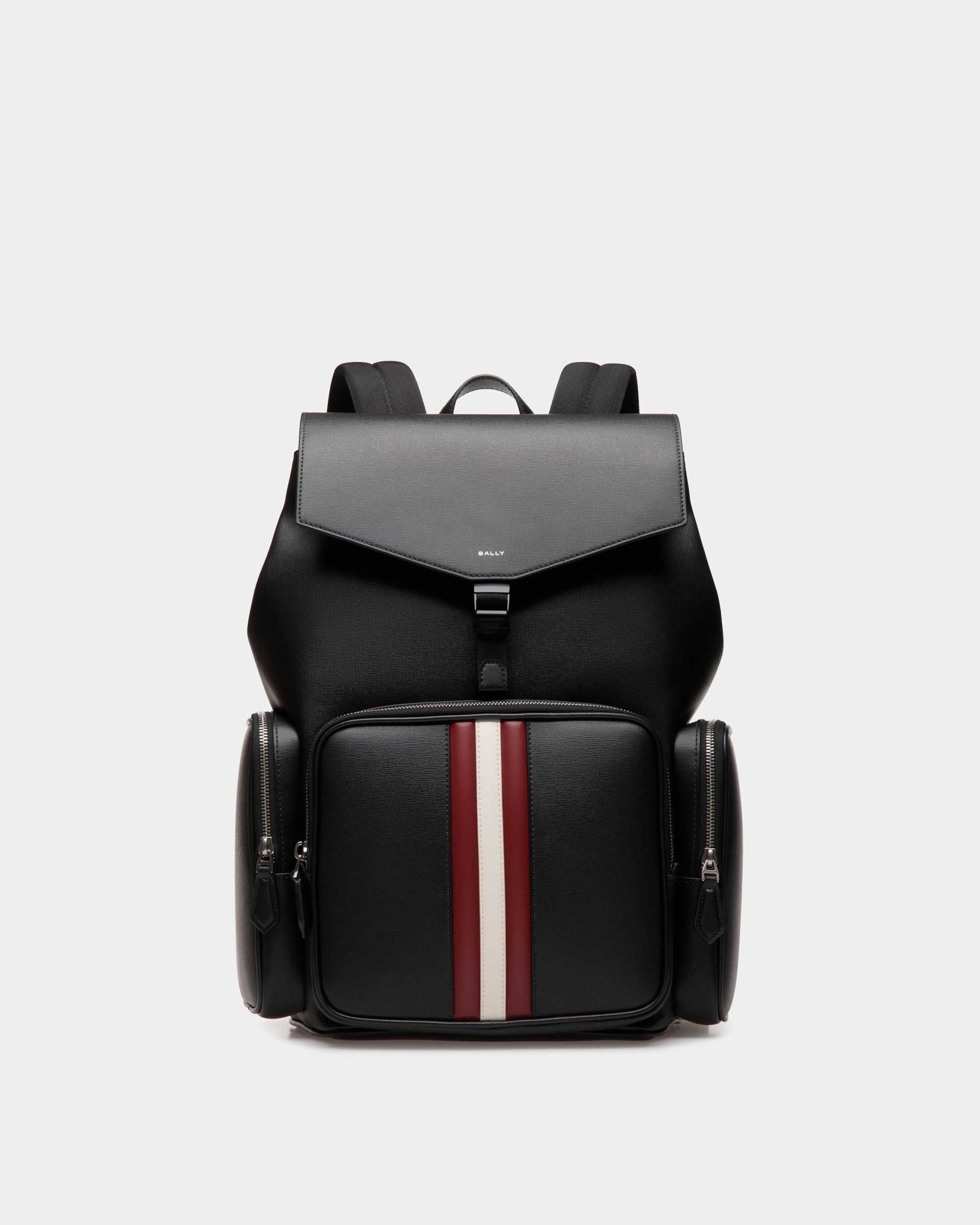 Bally Global - Mochila Mythos De Piel Reciclada Negra - Negro
