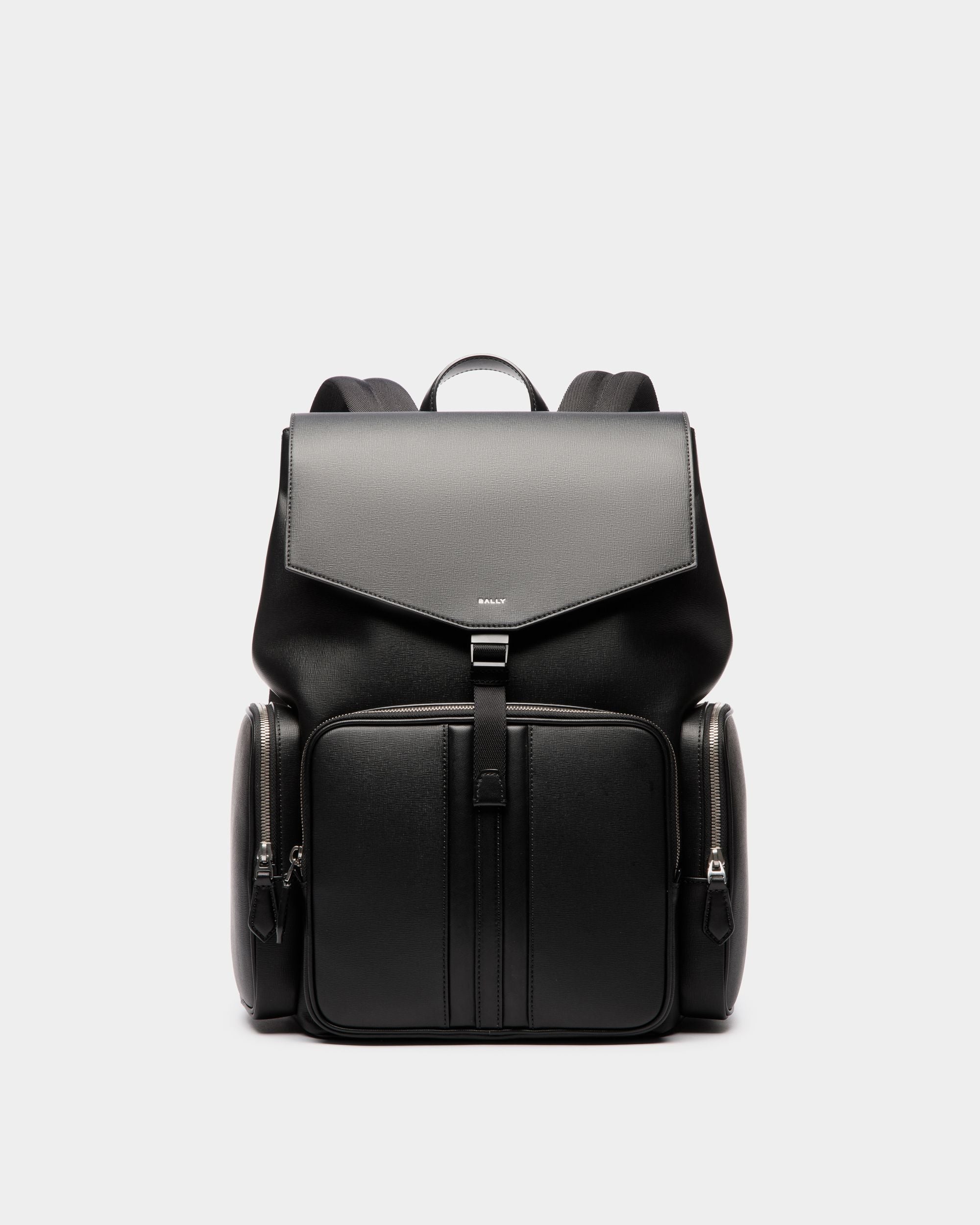 Bally Global - Mochila Mythos De Piel Reciclada Negra - Negro