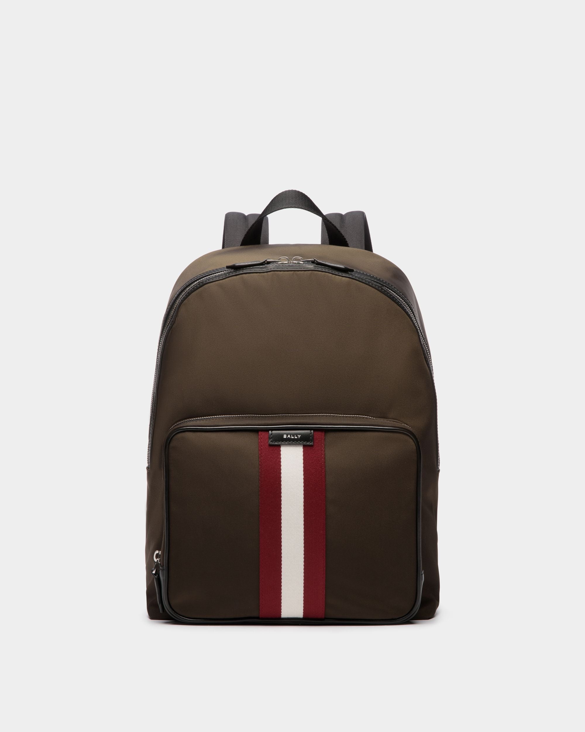 Bally Global - Code Backpack In Military Green Nylon - Green