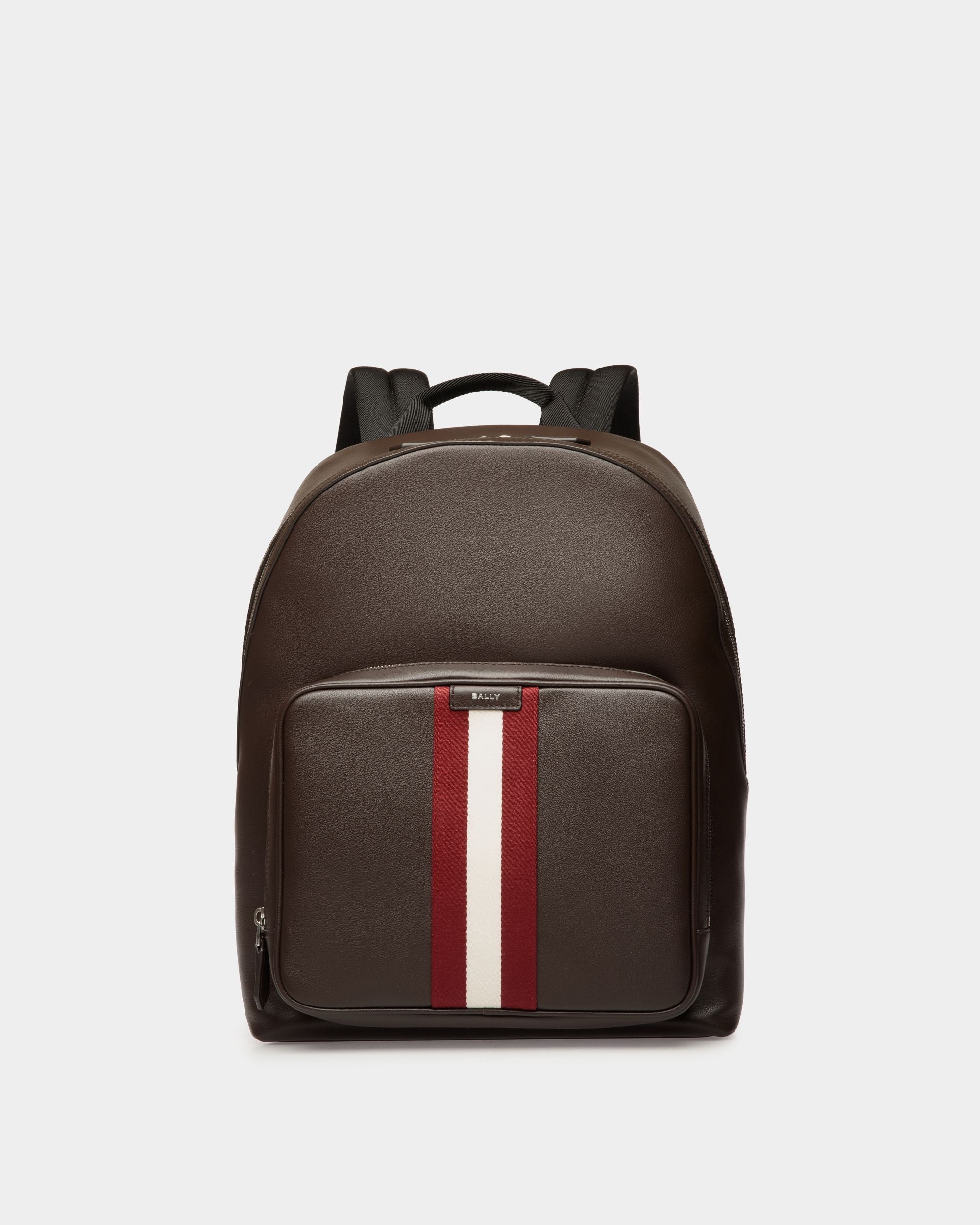 Bally Global - Code Backpack in Ebano Leather - Brown