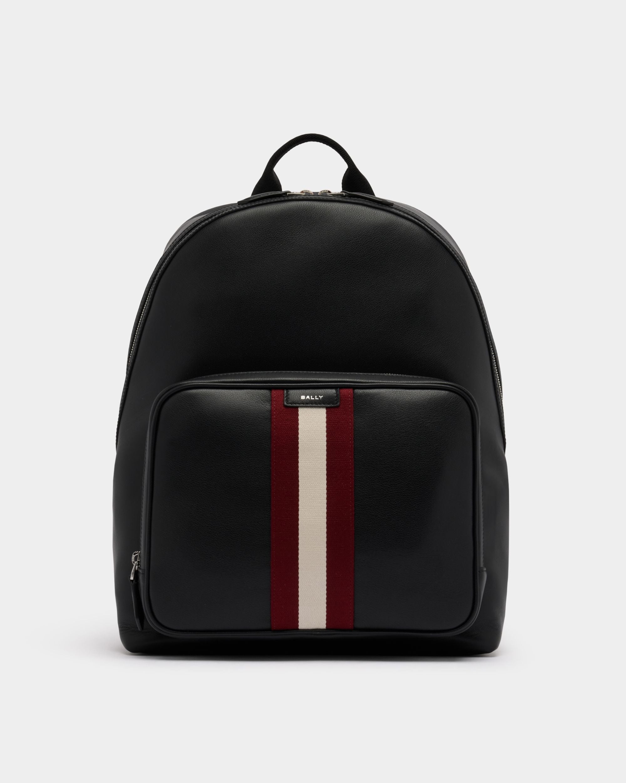 Bally Global - Mochila Code De Piel Negra - Negro