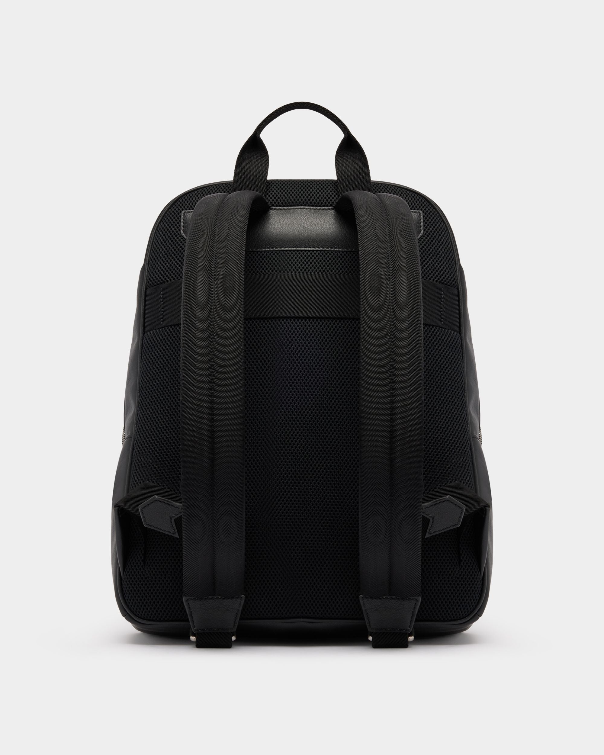 Bally Global - Mochila Code De Piel Negra - Negro
