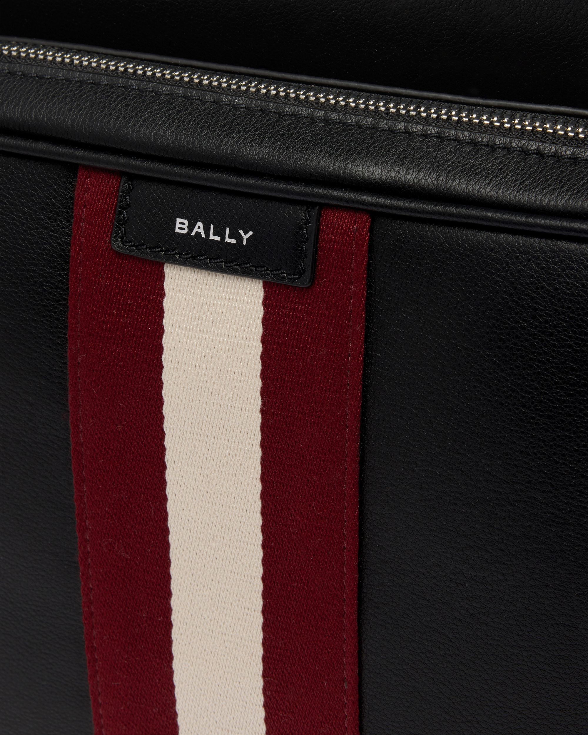 Bally Global - Mochila Code De Piel Negra - Negro