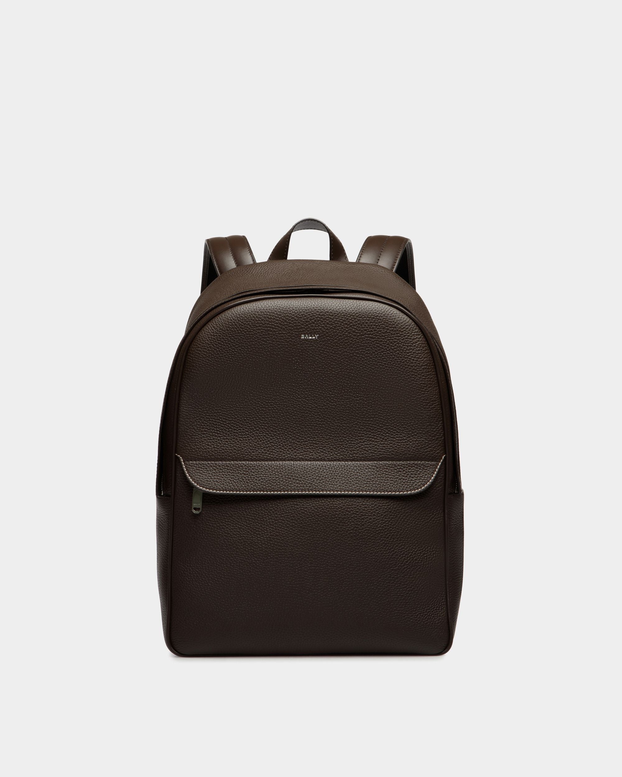 Bally Global - Oeden Backpack in Ebano Leather - Brown