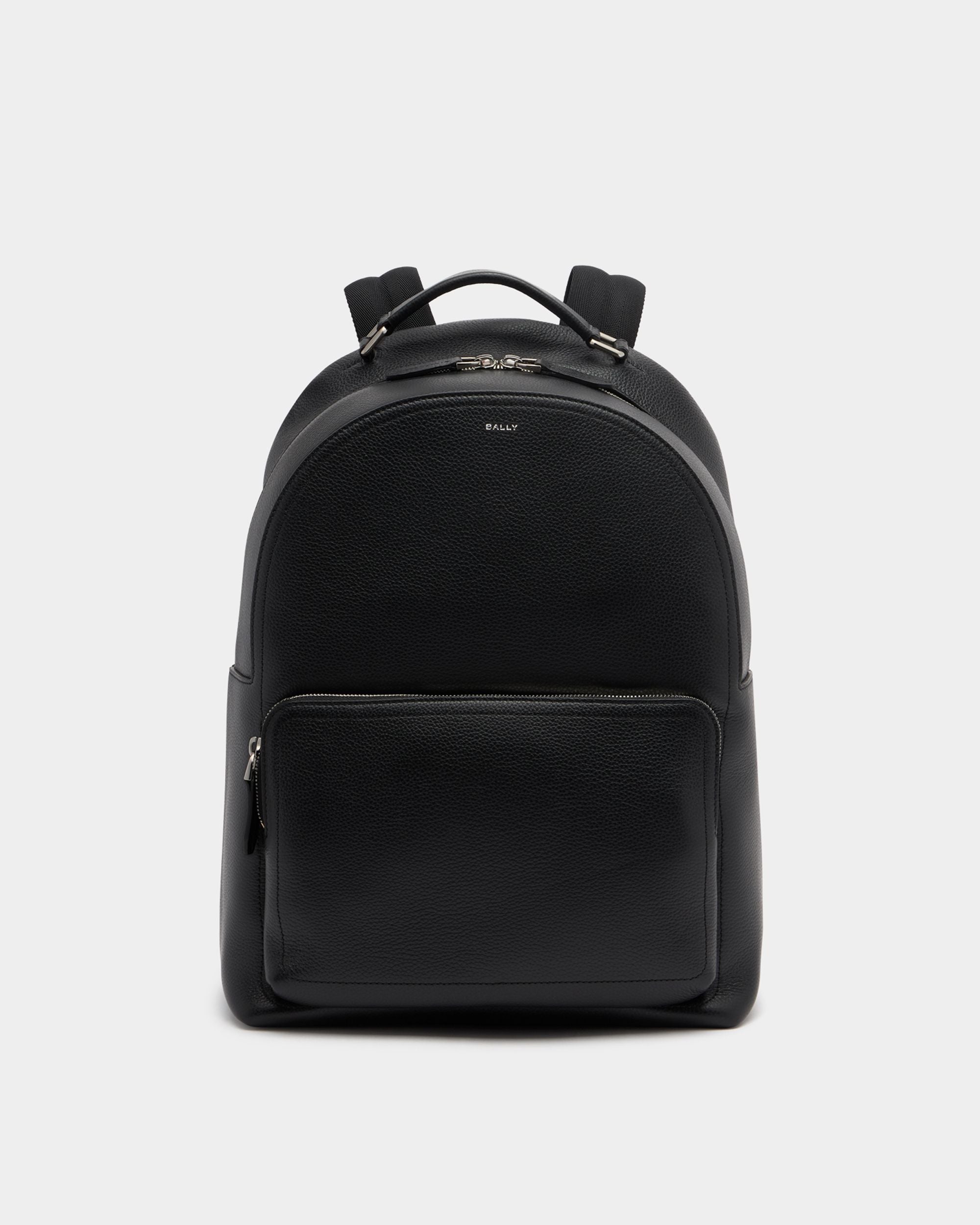 Bally Global - Capitol Backpack in Black Grained Leather - Black