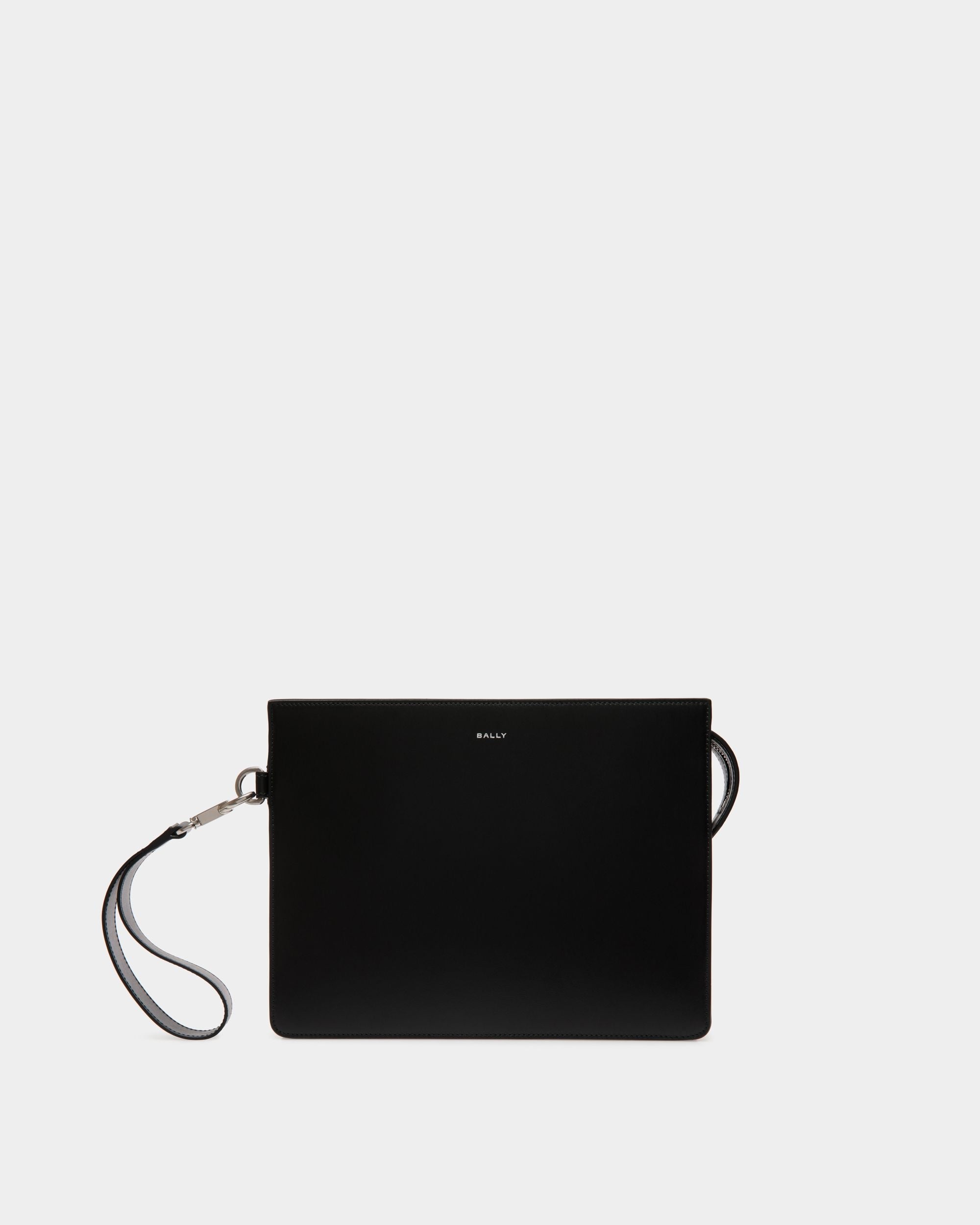 Bally Global - Deco Pouch in Black Leather - Black