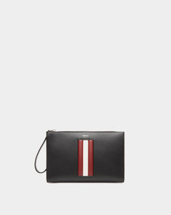 Pochette Mythos En Cuir Recyclé Noir