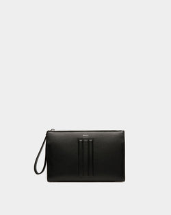 Mythos Pouch In Black Recycled Leather