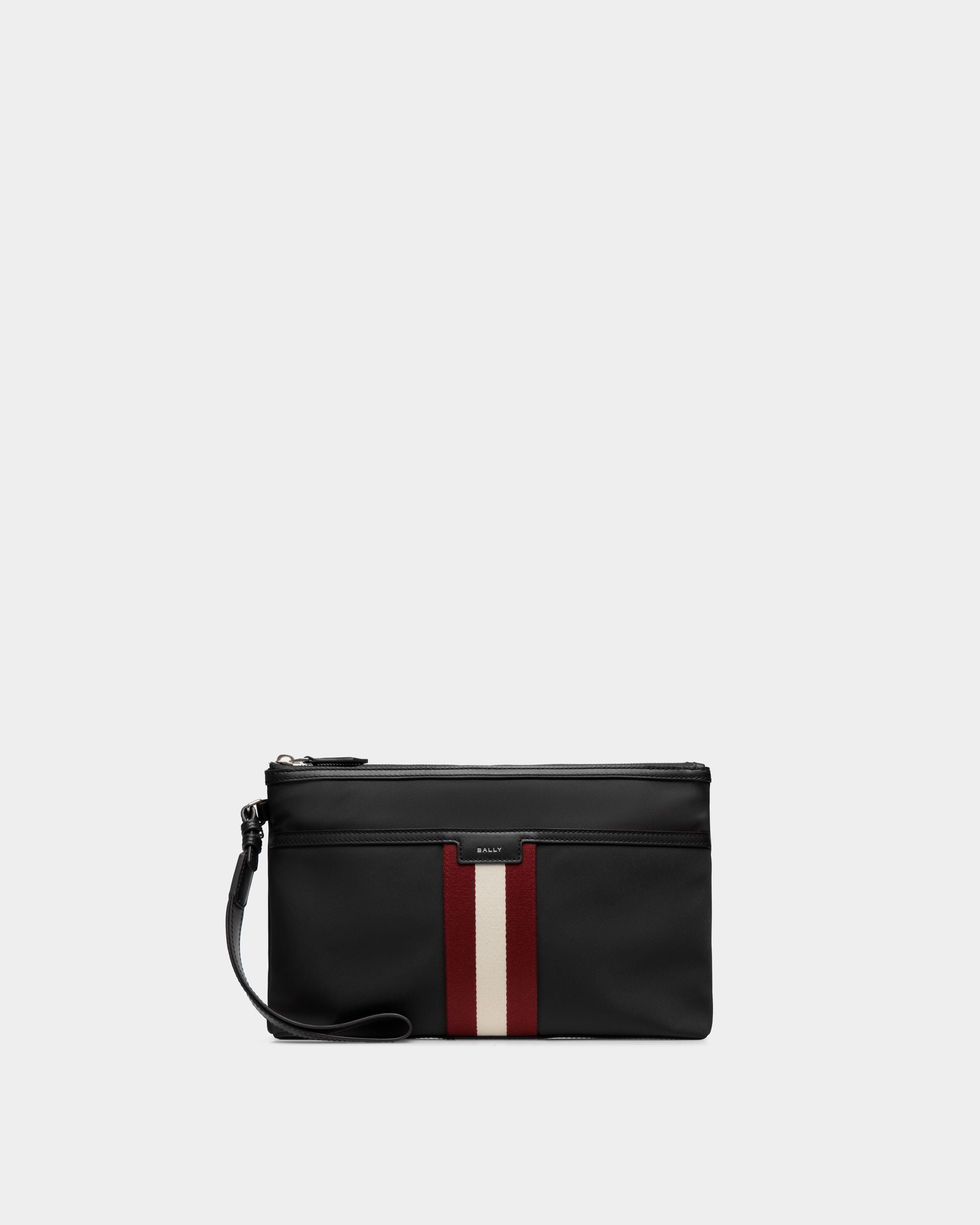 Bally Global - Code Pouch in Black Nylon - Negro
