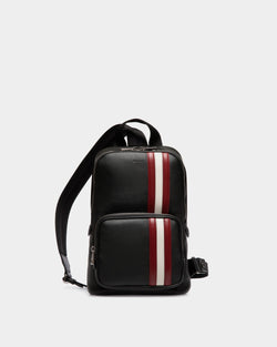 Sling Bag De Piel Negra