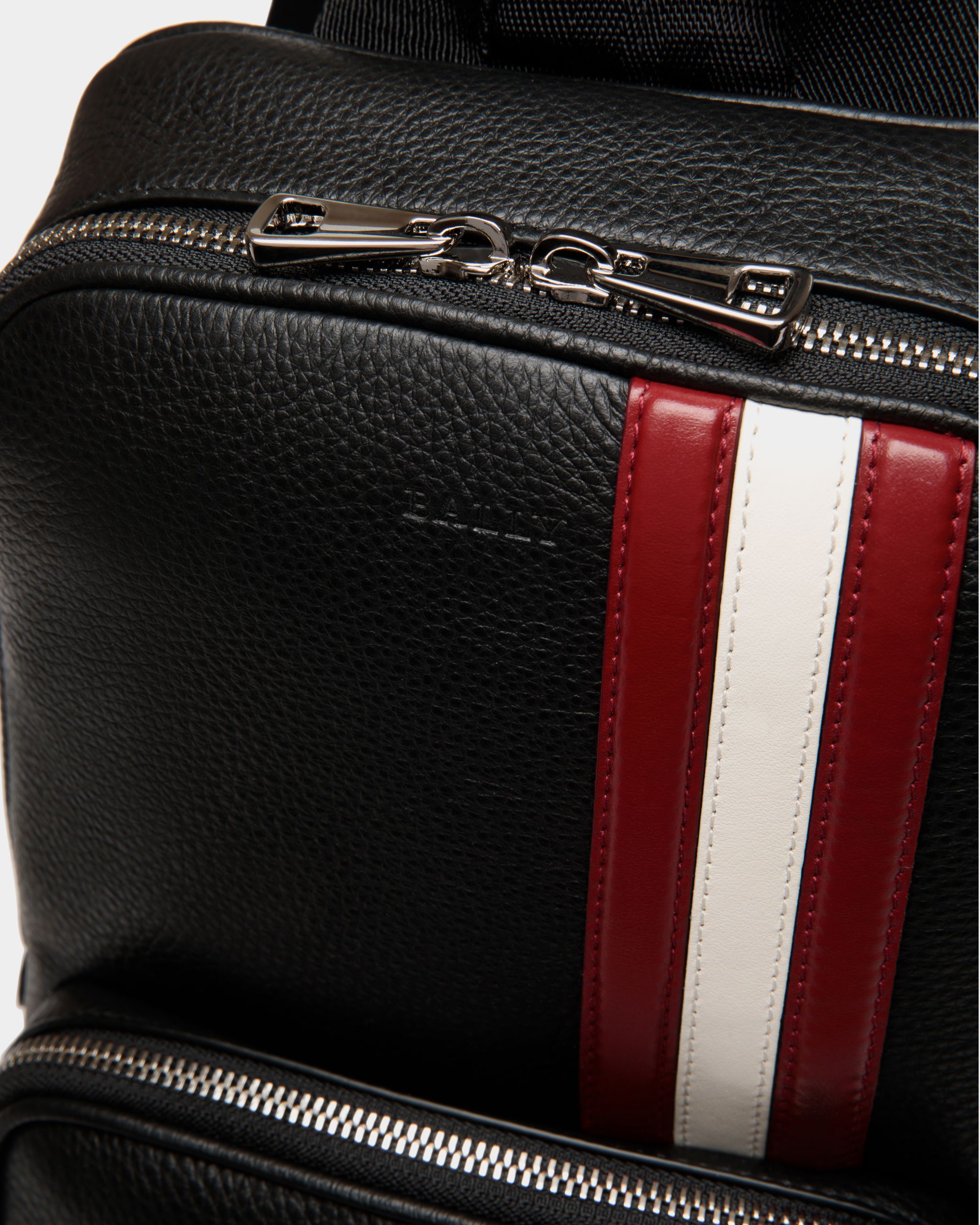 Bally Global - Sling Bag De Piel Negra - Negro