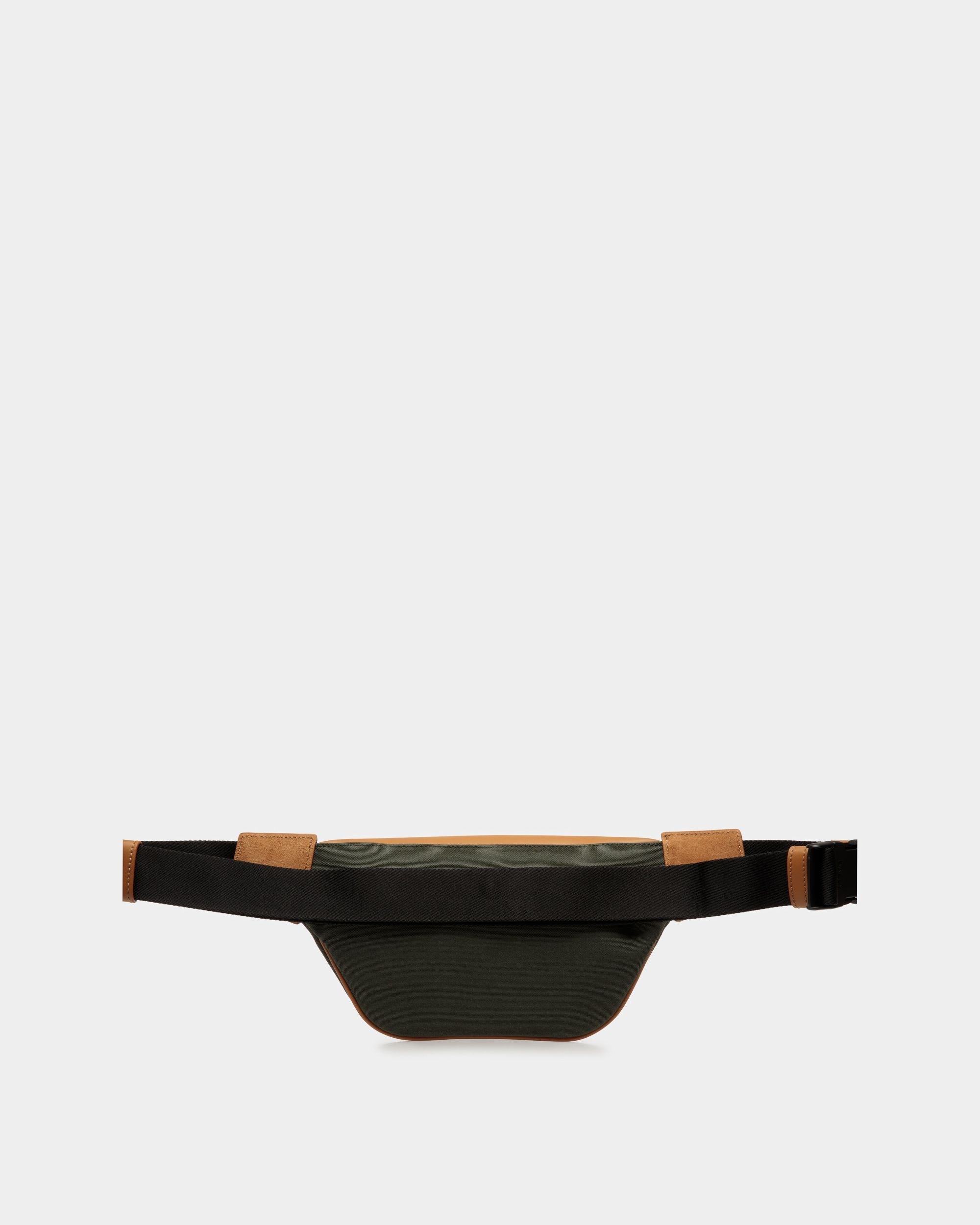 Bally Global - Sac Banane Ribbon En Tissu Noir Et Vert - Multicolore