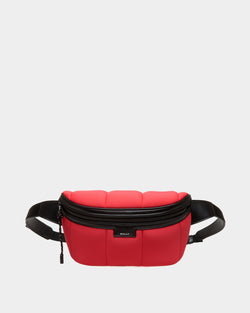 Mountain Belt Bag In Red Neoprene