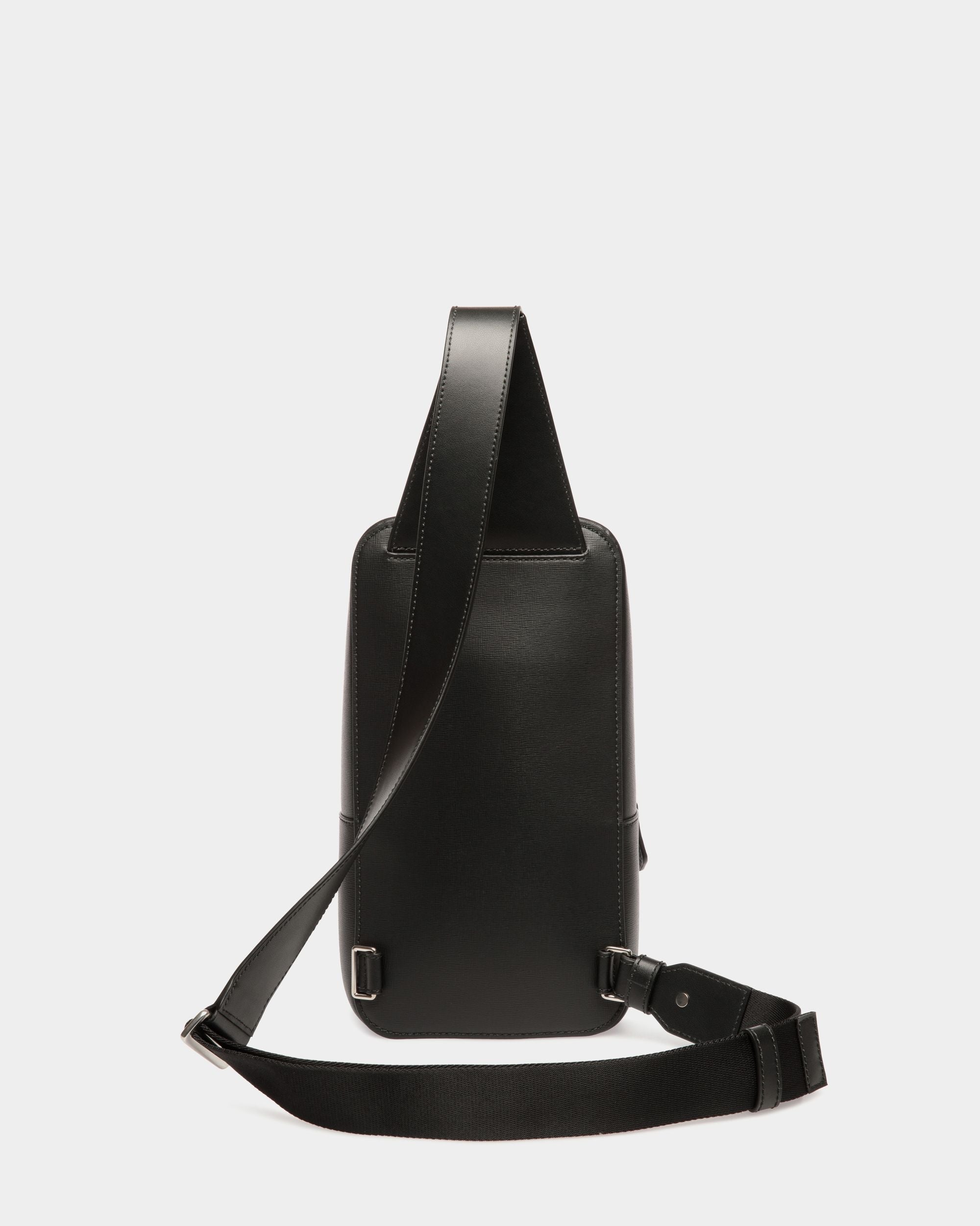 Bally Global - Sac Sling Bag Mythos En Cuir Recyclé Noir - Noir