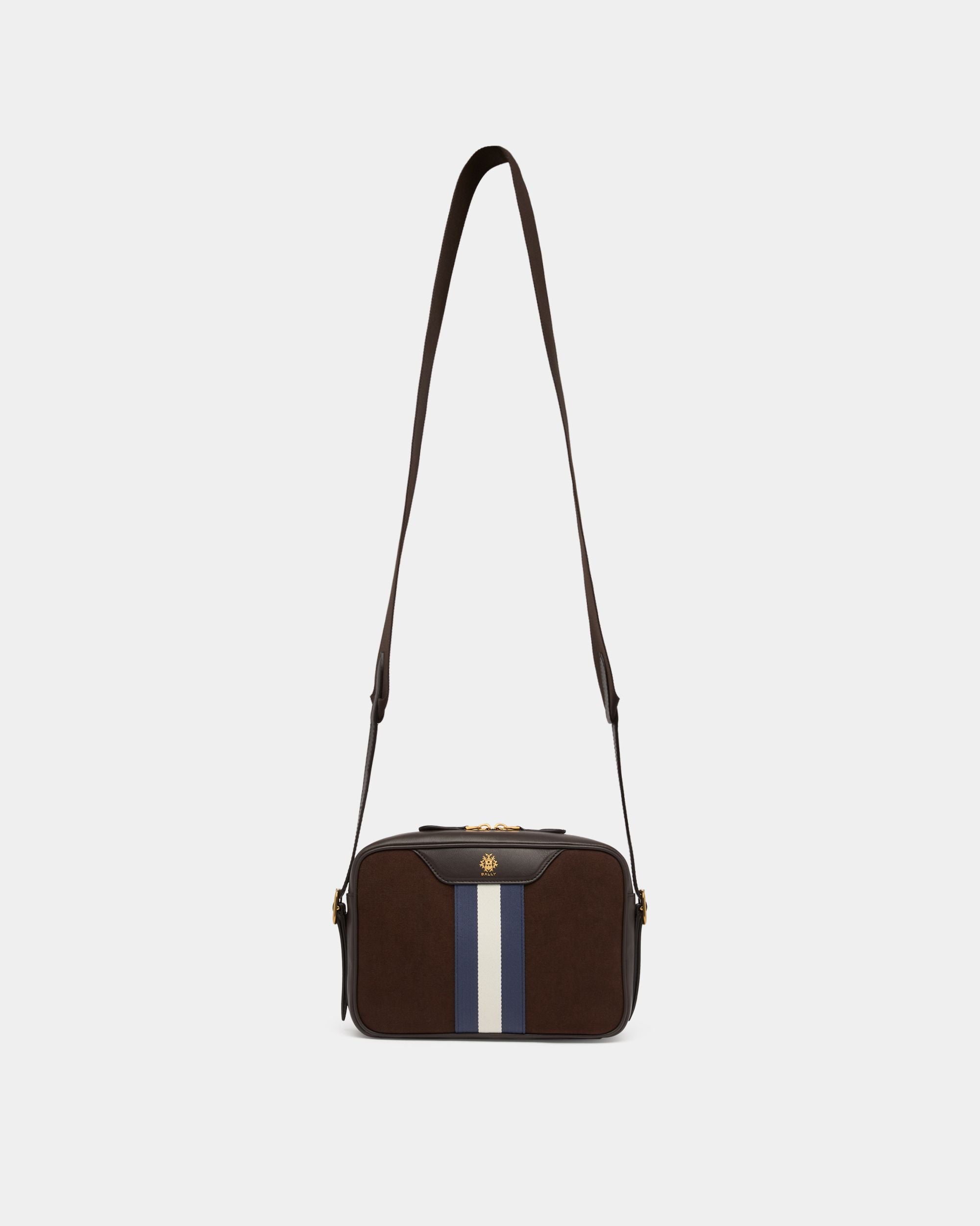 Bally Global - Bandolera Beckett De Lona De Algodón Marrón - Marrón