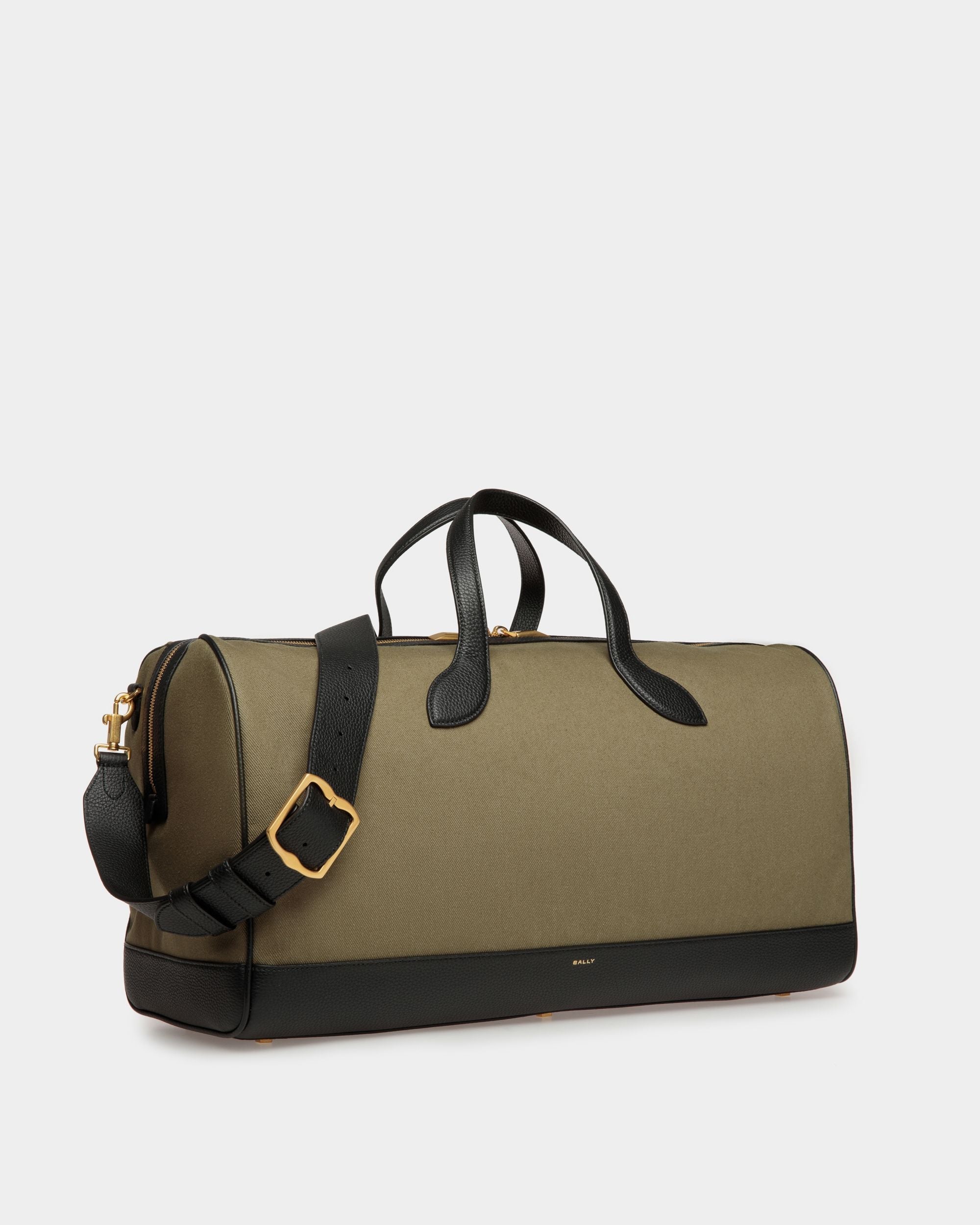 Bally Global - Bar Weekender in Canvas And Leather - Green