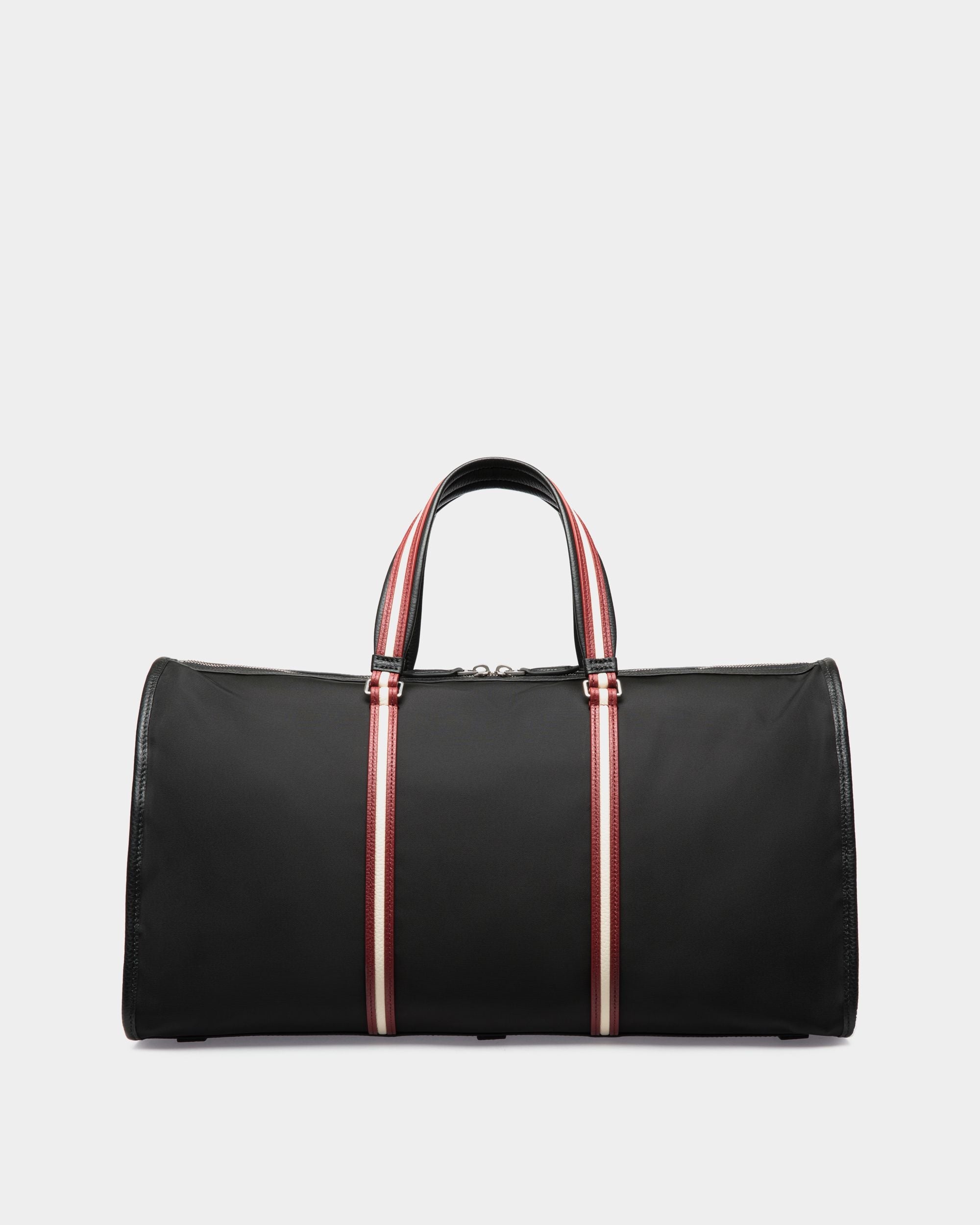 Bally Global - Sac De Week-End Code En Nylon Noir - Noir
