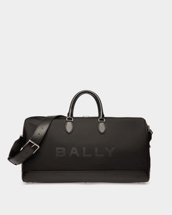 Bar Weekender in Black Nylon And Leather
