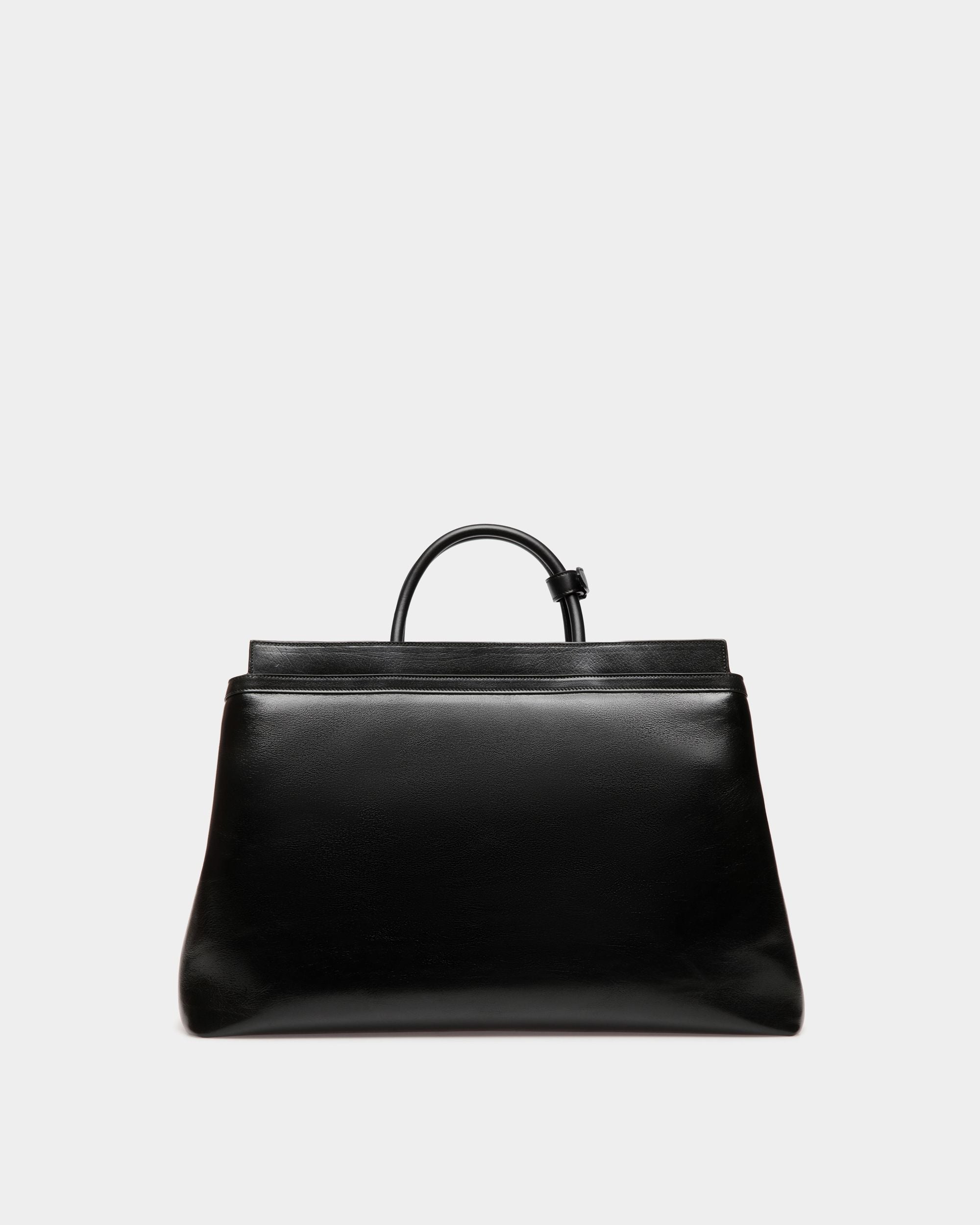 Bally Global - Bolso De Fin De Semana Deco De Piel Negra - Negro