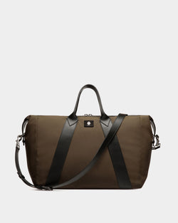 Bolsa De Fin De Semana Adrien Brody Travel Collection De Nailon Military Green Y Negro