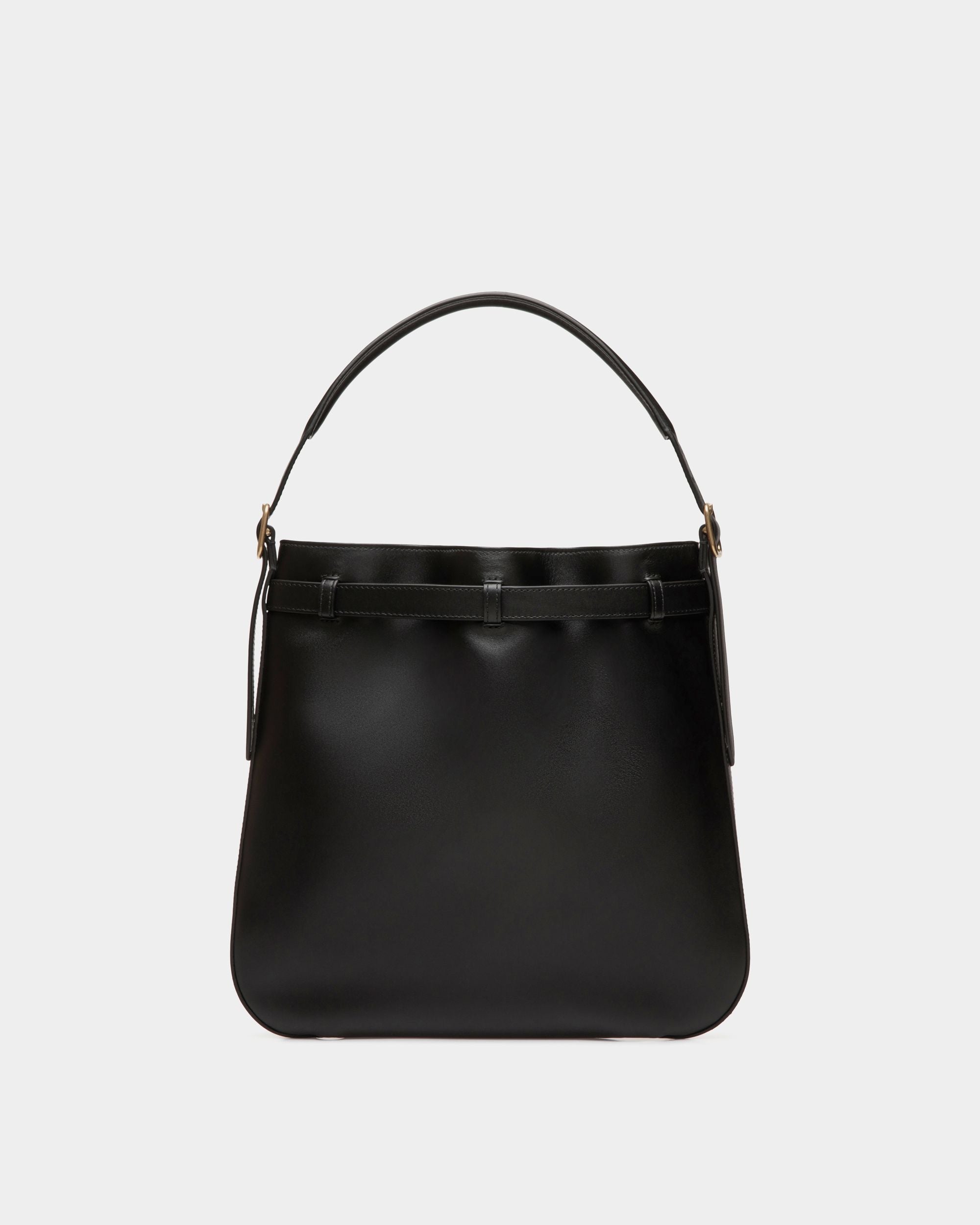 Bally Global - Beckett Crossbody Bag In Black Leather - Negro