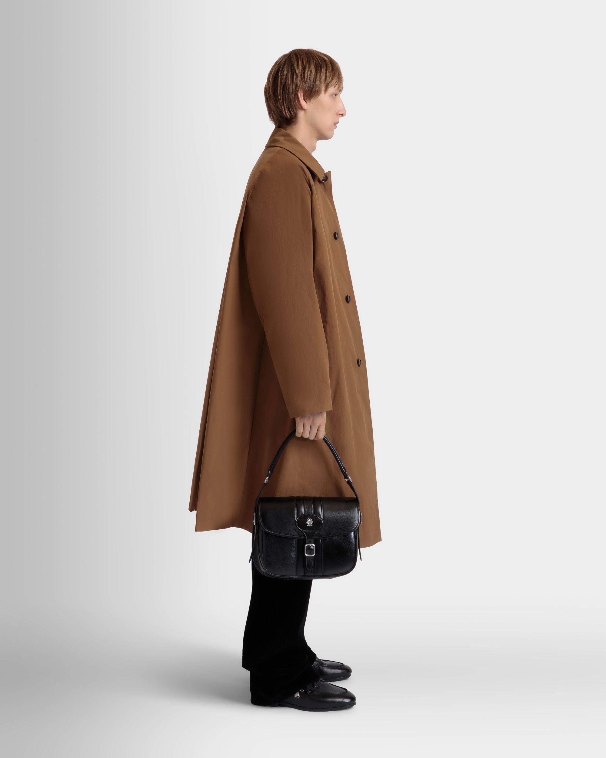 Bally Global - Beckett Crossbody Bag In Black Leather - Black