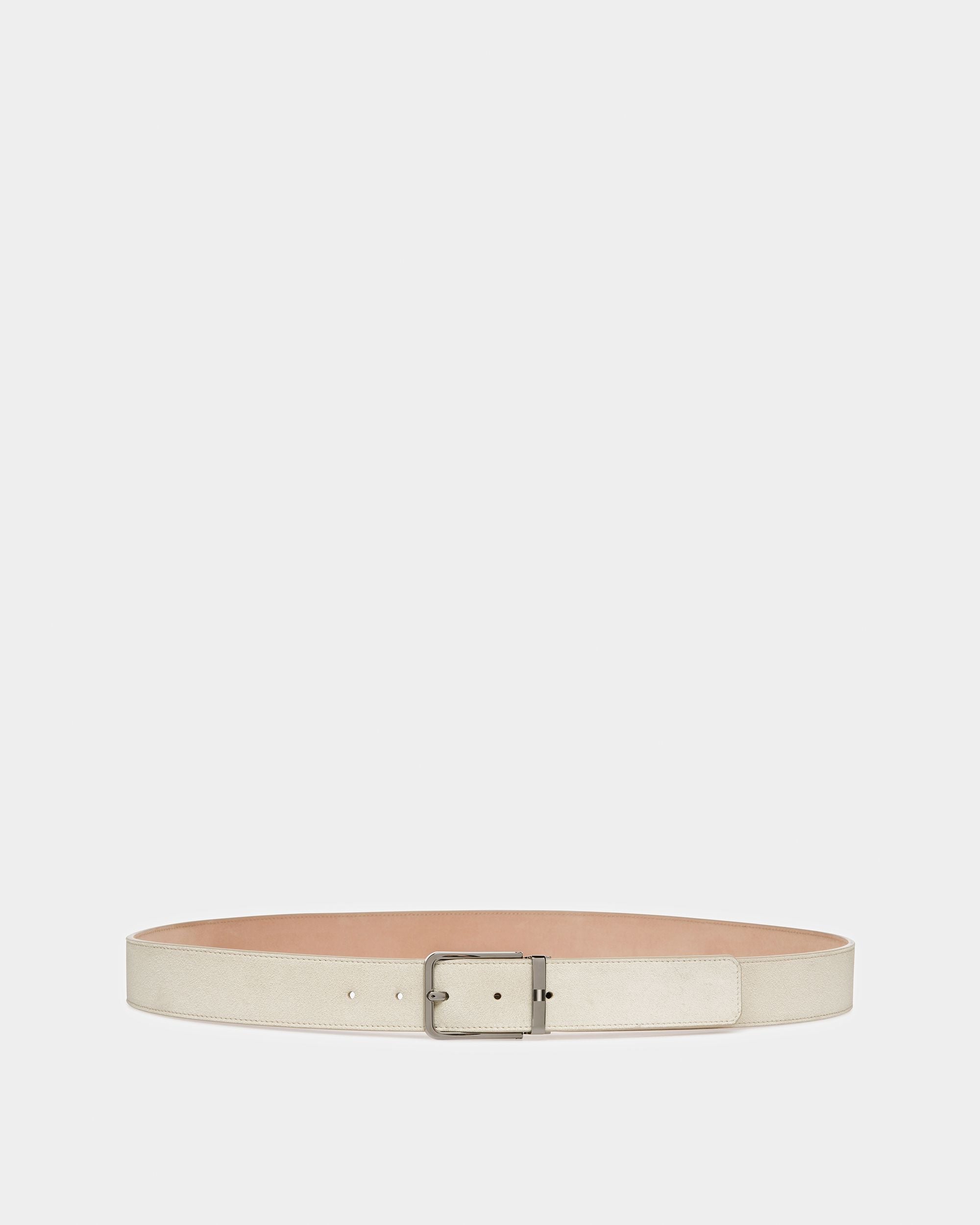 Bally Global - Arkin Leather 35Mm Belt In Fossil - Beige