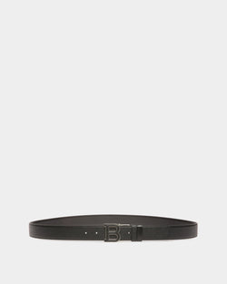 B Leather 35mm Belt In Black