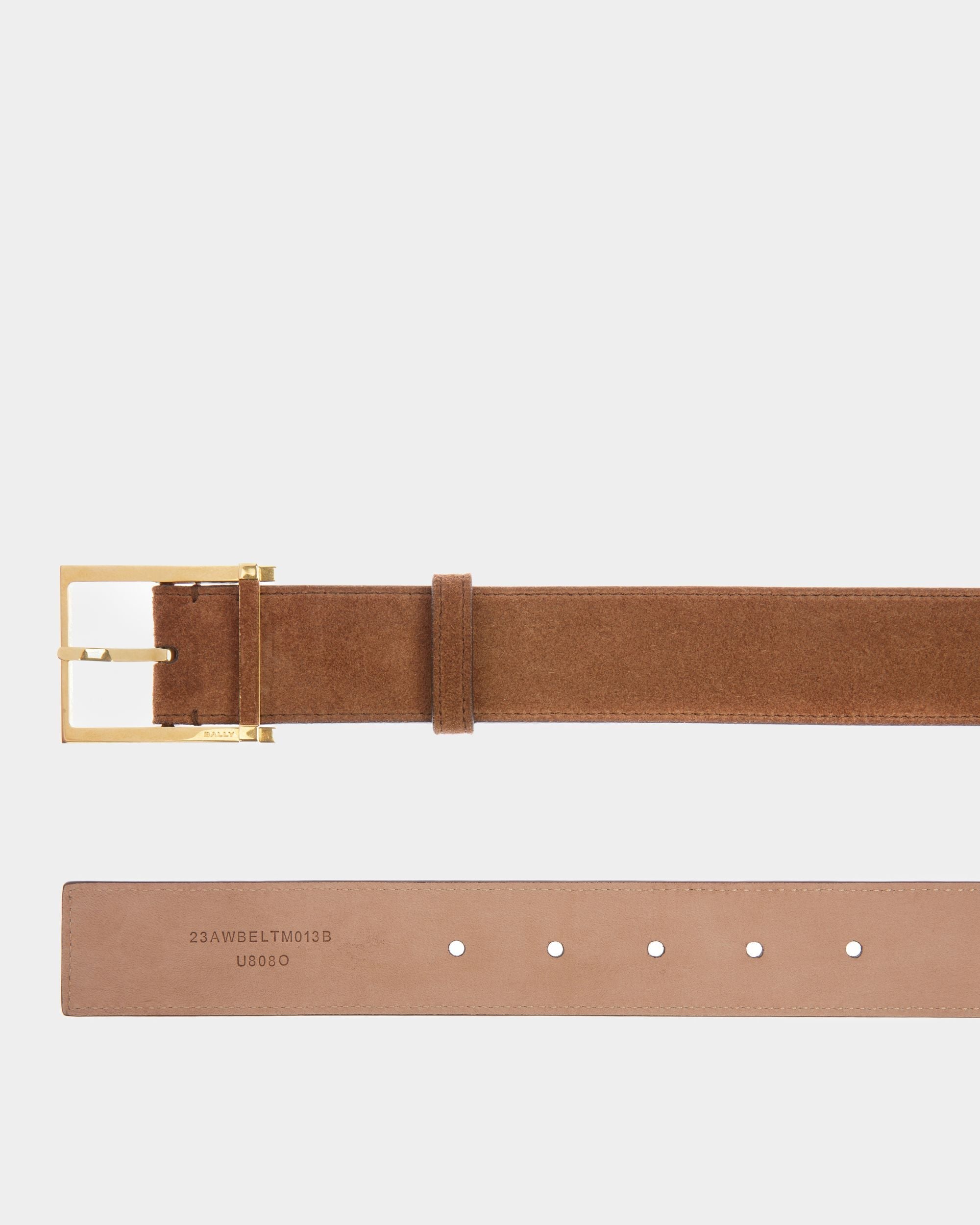 Bally Global - Dress Belt In Brown Leather - Marrón