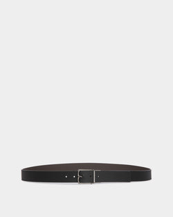 Dress Adjustable-Reversible Belt In Brown  Leather