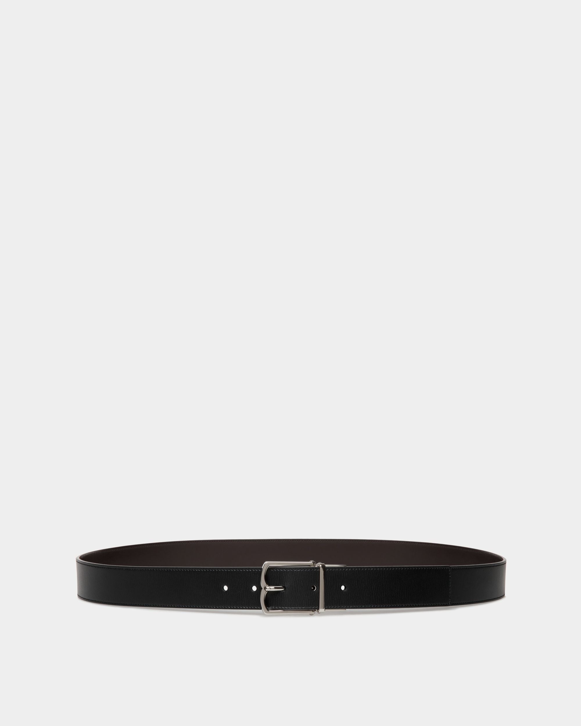 Bally Global - Country 35mm Reversible And Adjustable Belt In Black And Ebano Leather - Multicolor