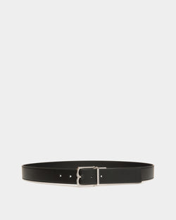 Country 35mm Reversible And Adjustable Belt In Black Leather