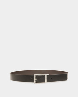 Dress Belt In Black Leather