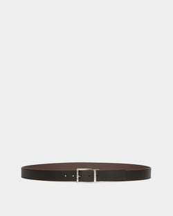 Astory 35mm Reversible And Adjustable Belt In Black And Brown Leather