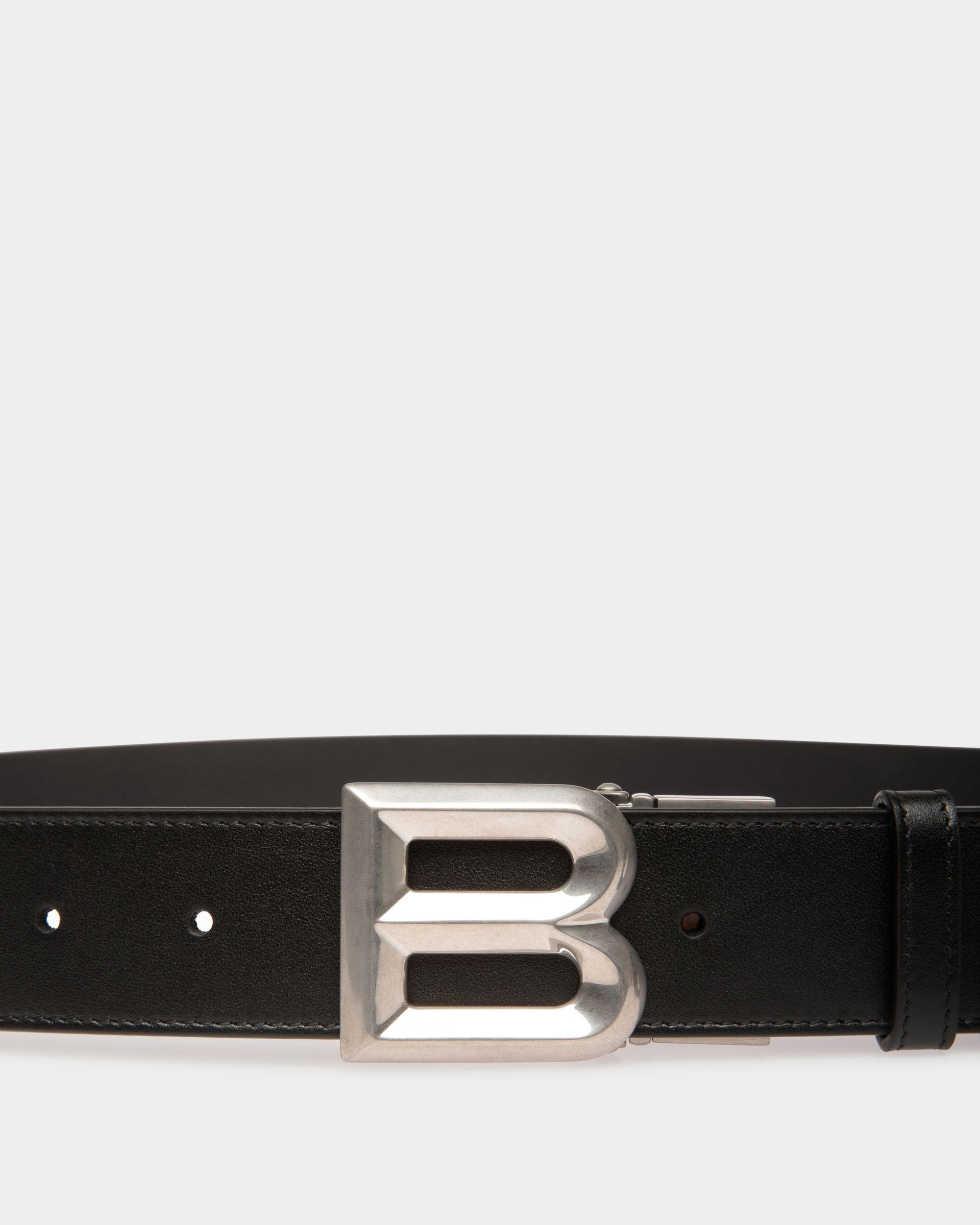 Bally Global - B Bold 35mm Reversible And Adjustable Belt in Black Leather - Black