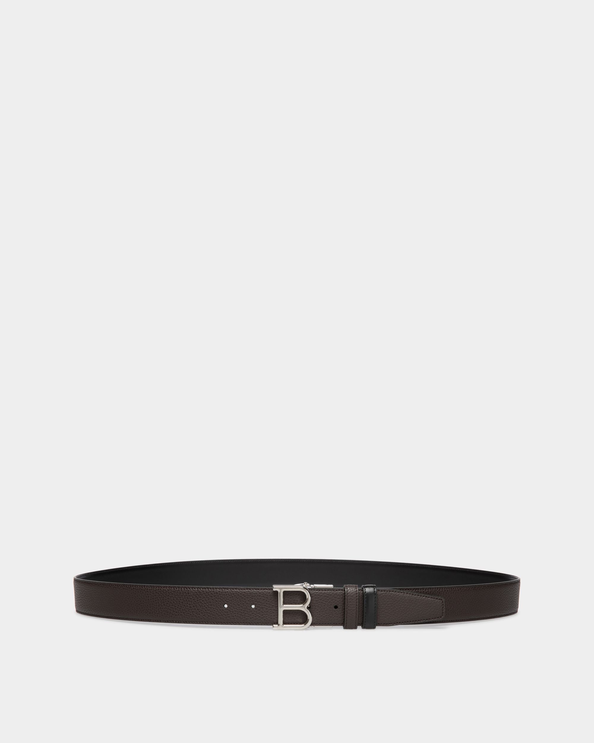 Bally Global - Adjustable Reversible Belt In Brown Leather - Brown