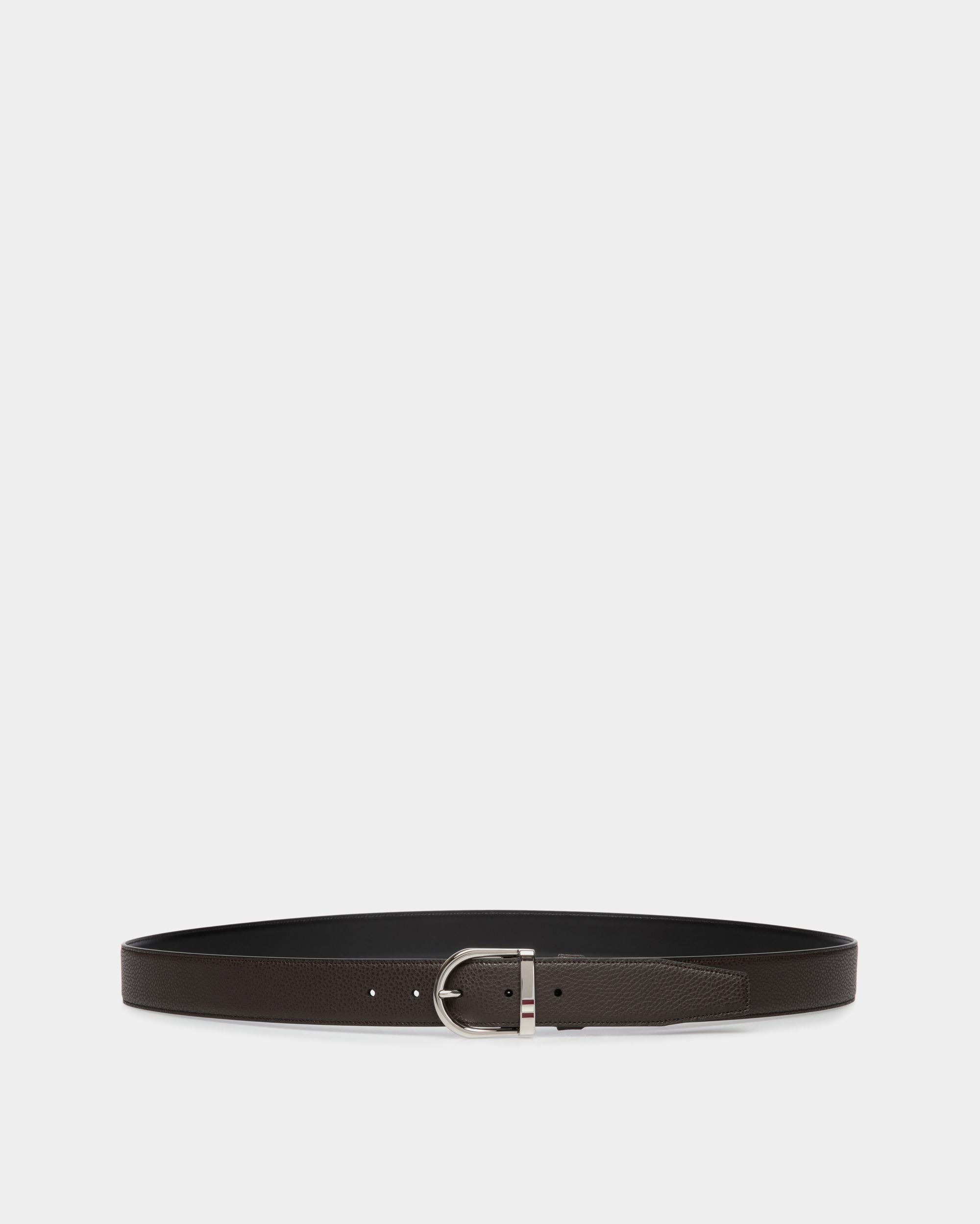 Bally Global - Adjustable Reversible Belt In Brown Leather - Brown