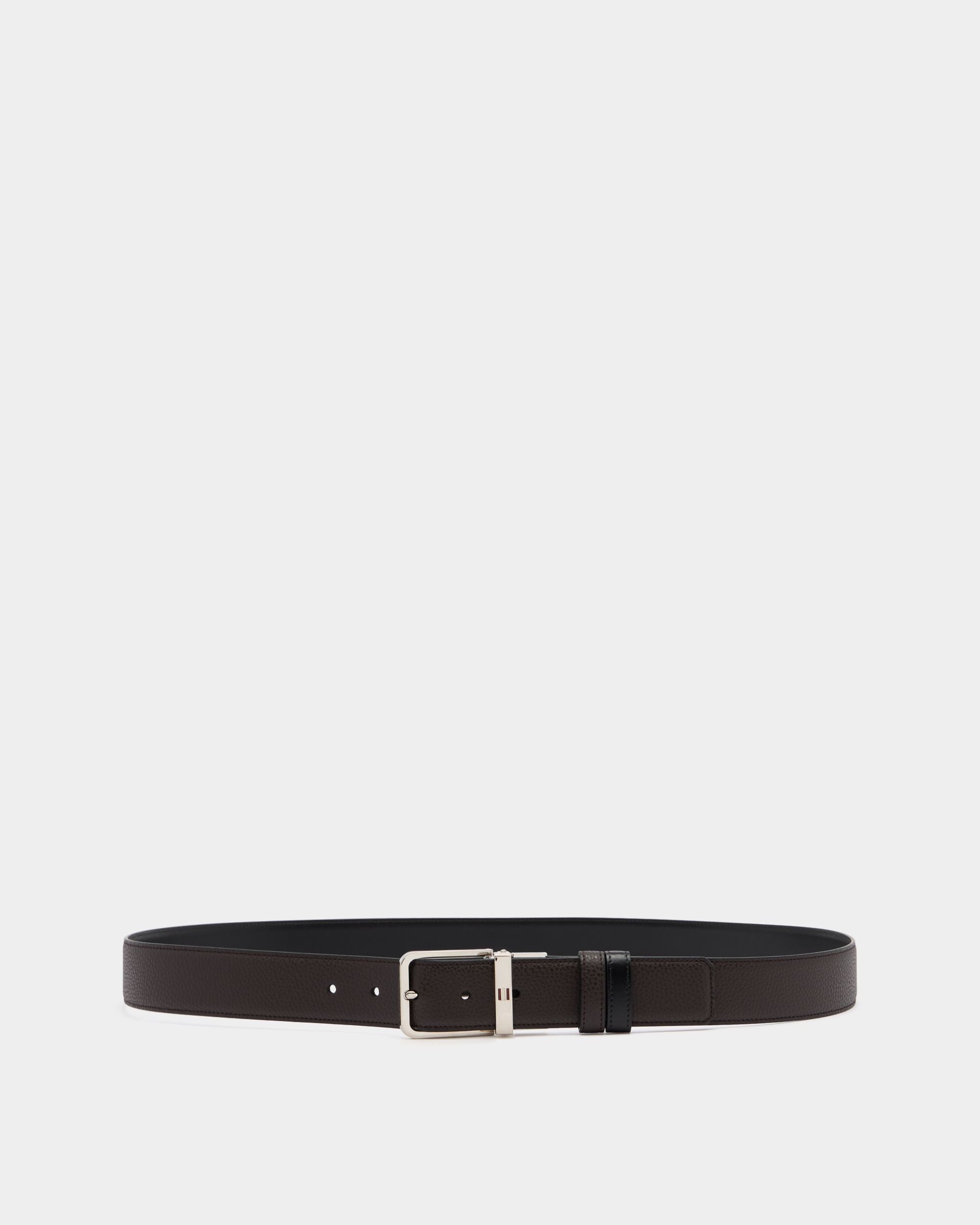 Bally Global - Dress 35mm Reversible And Adjustable Belt in Coffee And Black Leather - Multicolor