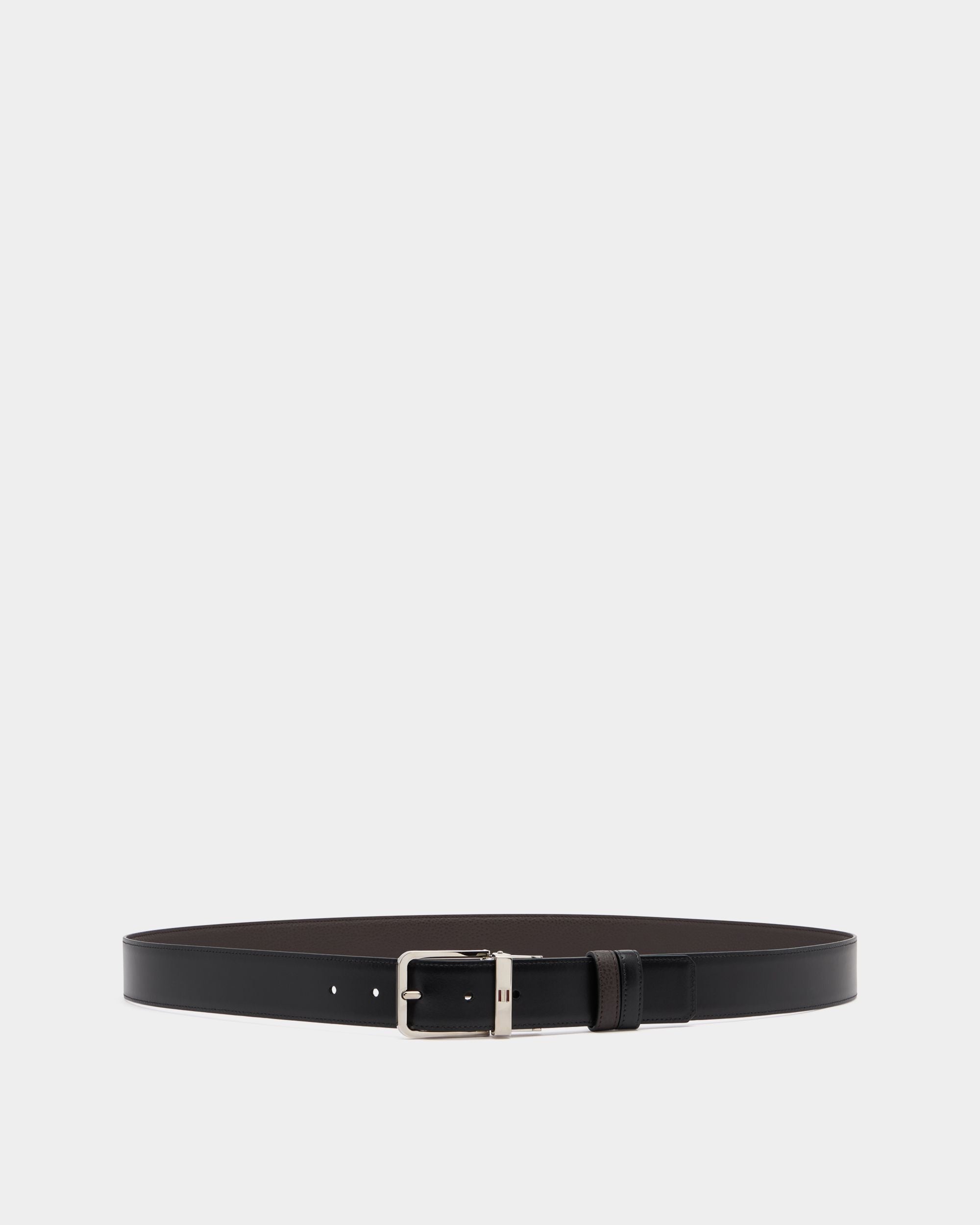 Bally Global - Dress 35mm Reversible And Adjustable Belt in Coffee And Black Leather - Multicolor