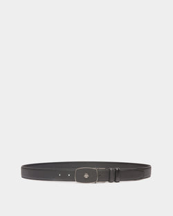 Govin 30 mm Reversible And Adjustable Belt in Black Leather