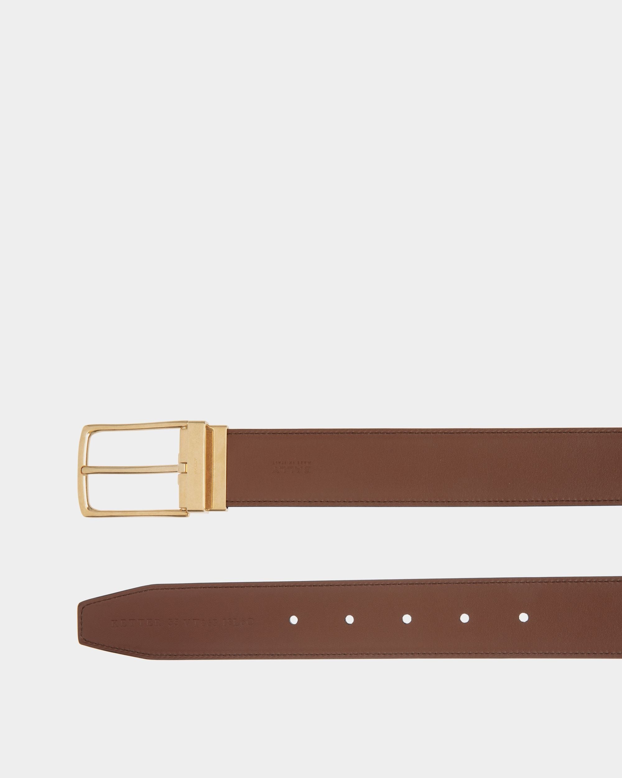 Bally Global - Ketter 35mm Reversible And Adjustable Belt in Brown Leather - Brown