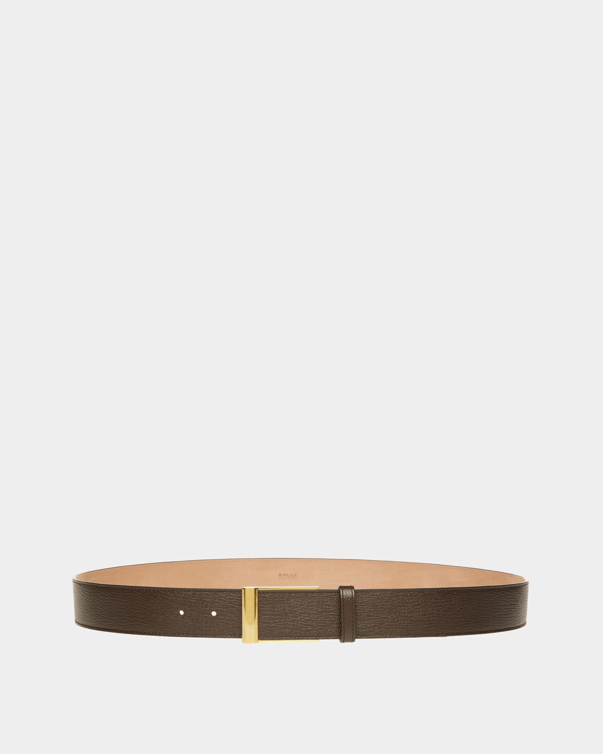 Bally Global - Outline Dress Belt In Brown Leather - Marrón