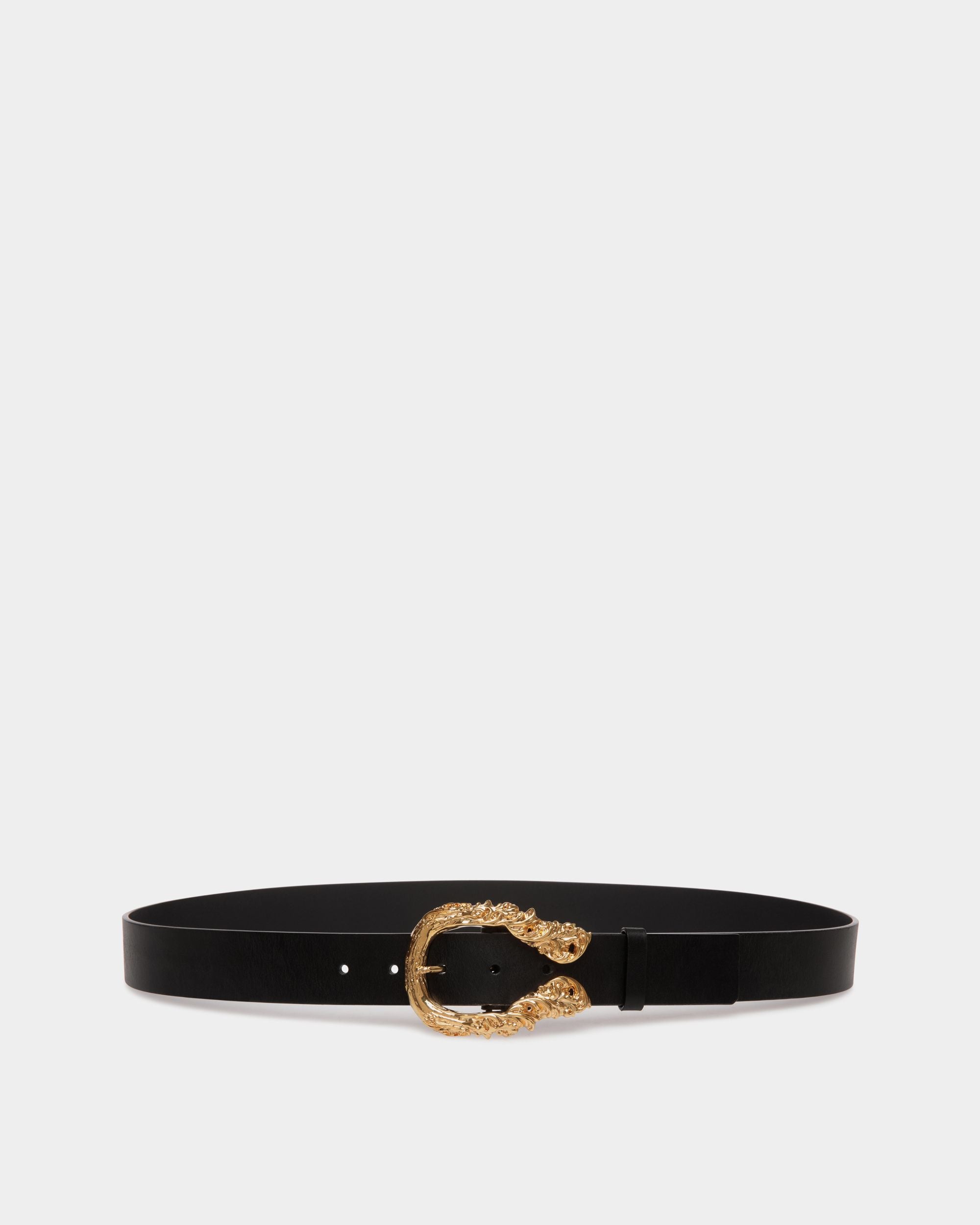 Bally Global - Show Fixed In Black Leather - Black