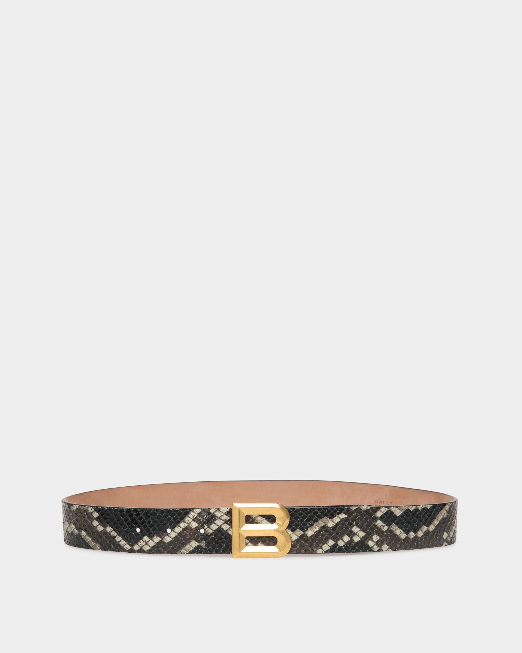 Bally Global - Cinturón De 35 mm B Bold De Piel Negra - Negro