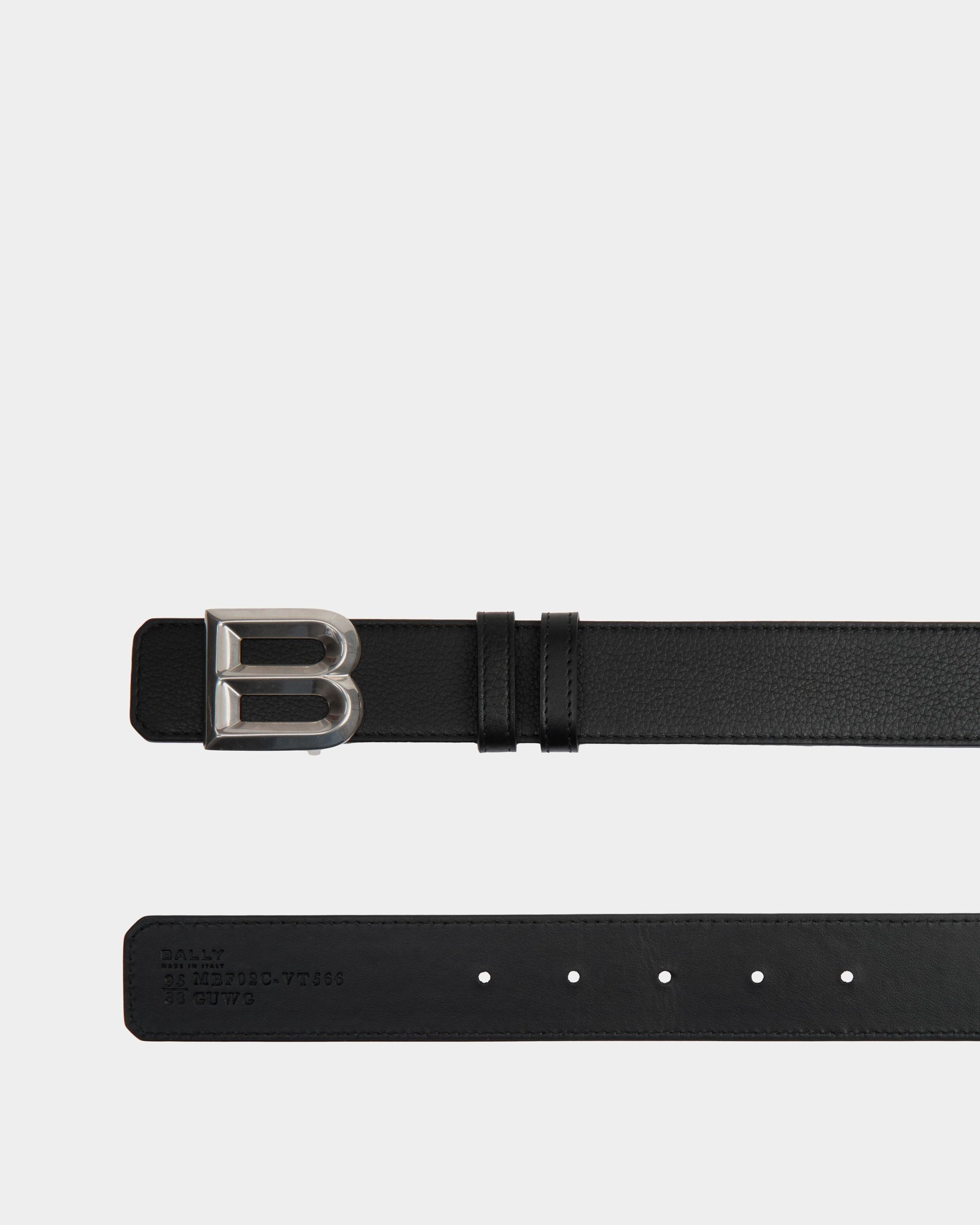 Bally Global - Cinturón De 35 mm B Bold De Piel Negra - Negro